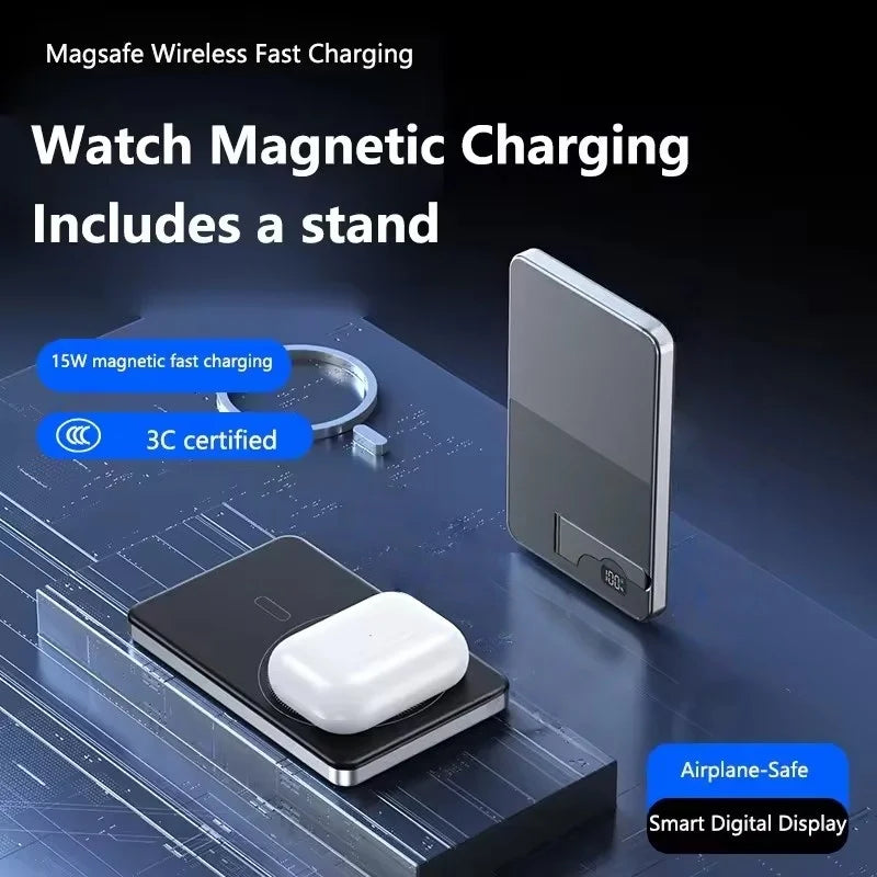 Xiaomi 100000mAh Magnetic Wireless PowerBank CCC Certification Fast Charging External Battery for Magsafe For iPhone Samsung New