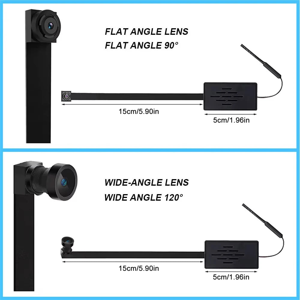 HD 1080P DIY Portable WiFi IP Mini Camera P2P Infrared Night Vision Remote View Micro Webcam Camcorder Wearable Video Recorder - Universal Market