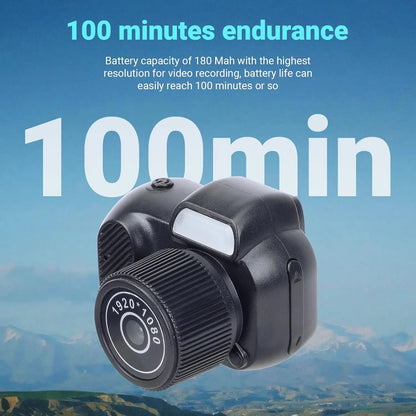 Mini Keychain Camera1080P 2MP Mini Body Camera, Portable Micro Video Camcorder with 0.96inch Display for Kids Students Travel