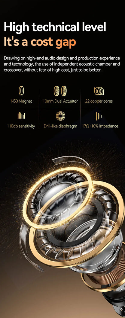 NEW 8D Surround Sound Gaming Earphones Type C&3.5mm Wired In Ear Earbuds Headphones Sports Gamer Headset for Samsung With HD Mic - Universal Market