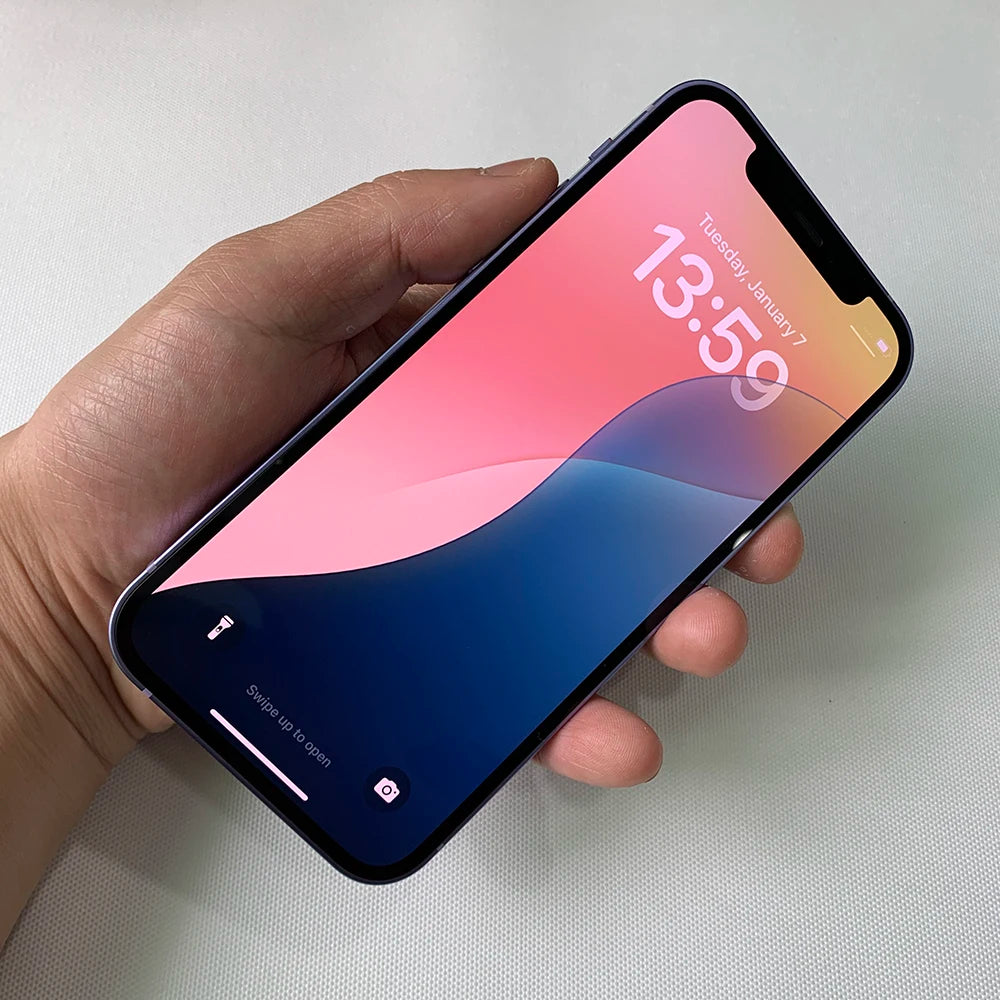 Original Apple iPhone 12 5G Mobile Phone Face ID 64GB/128GB NFC 6.1" Super Retina XDR OLED A14 IOS Hexa-Core iphone 12