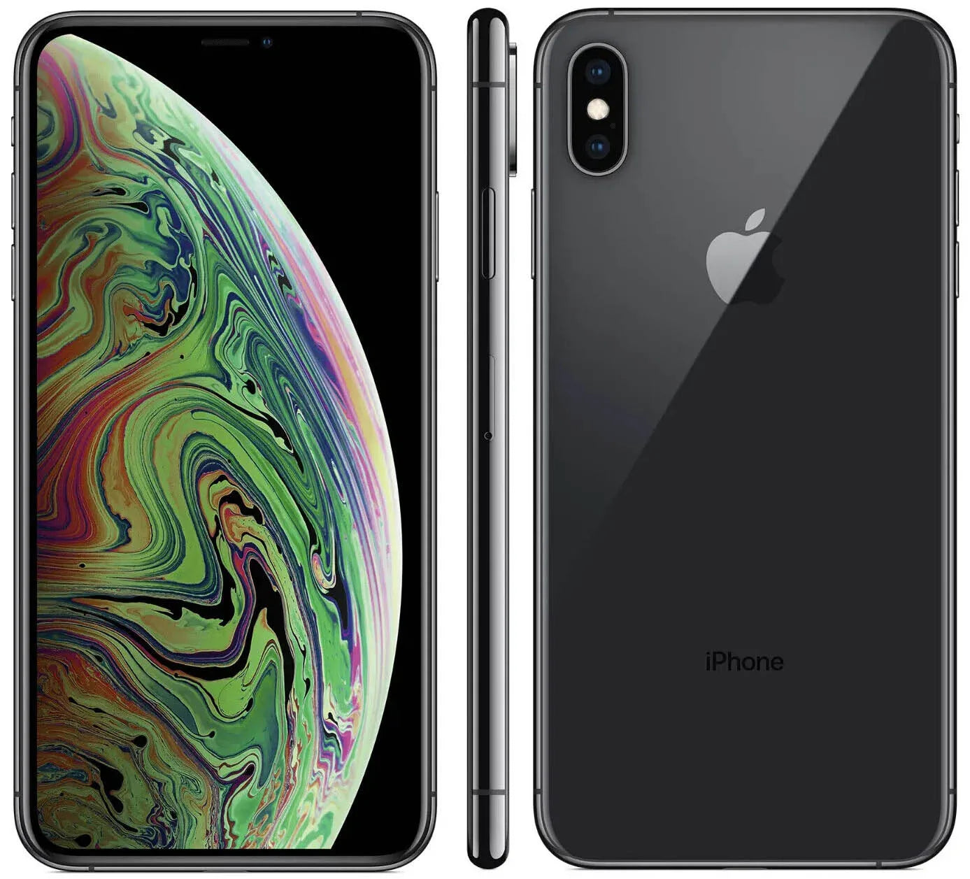 Original Unlocked Apple iPhone XS Max 4GB RAM 64/256GB ROM 6.5" Super Retina OLED NFC USB 2.0 A12 Bionic Fast Shipping CellPhone