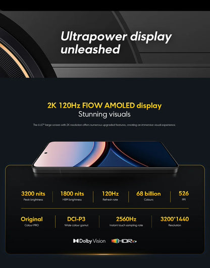 POCO F7 Ultra Global Version Smartphone Snapdragon® 8 Elite 50MP camera 6.67" 120Hz Display 120W wired and 50W wireless 5G NFC