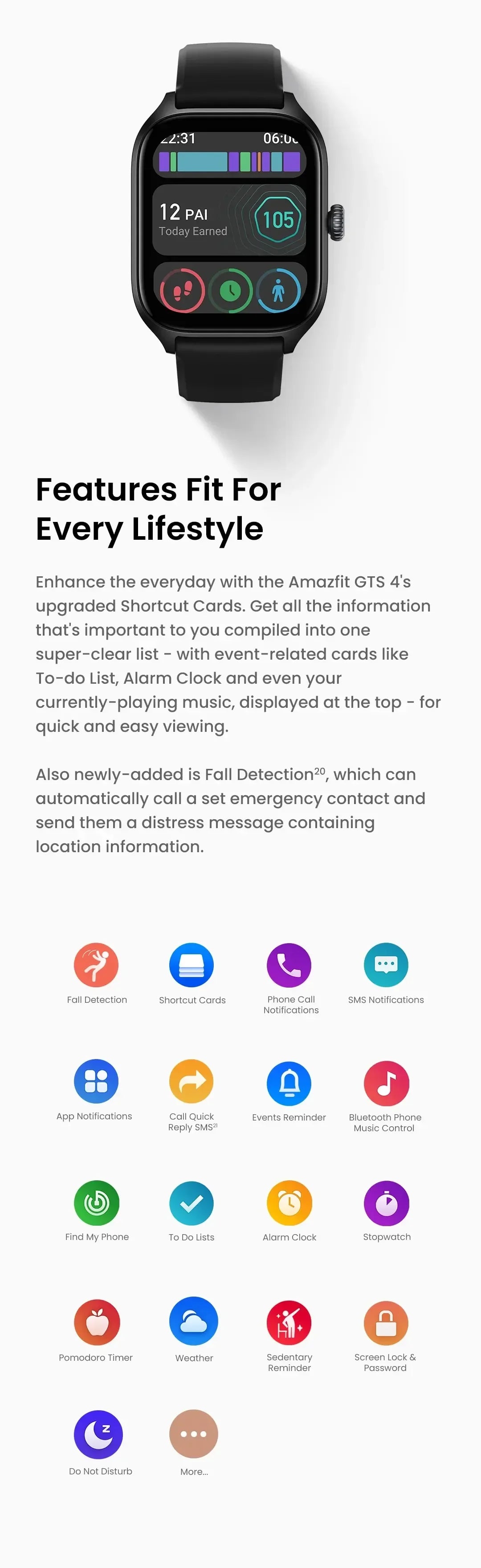Brand New Amazfit GTS 4 Smartwatch Zepp OS GPS Alexa 24H Heart Rate 150 Sports Modes Smart Watch For IOS Android