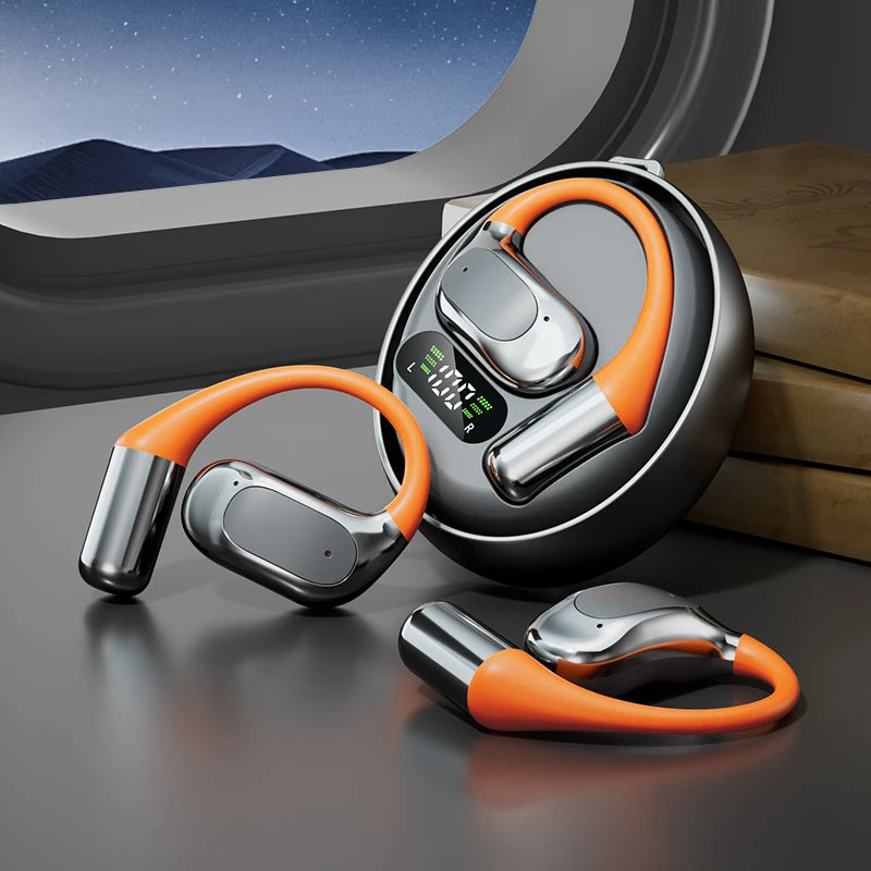 AI Translator Clip-on Headphones 144 Languages Real Time Two-Way Translation Earphones Stereo Sound Wireless Bluetooth Headsets - Universal Market