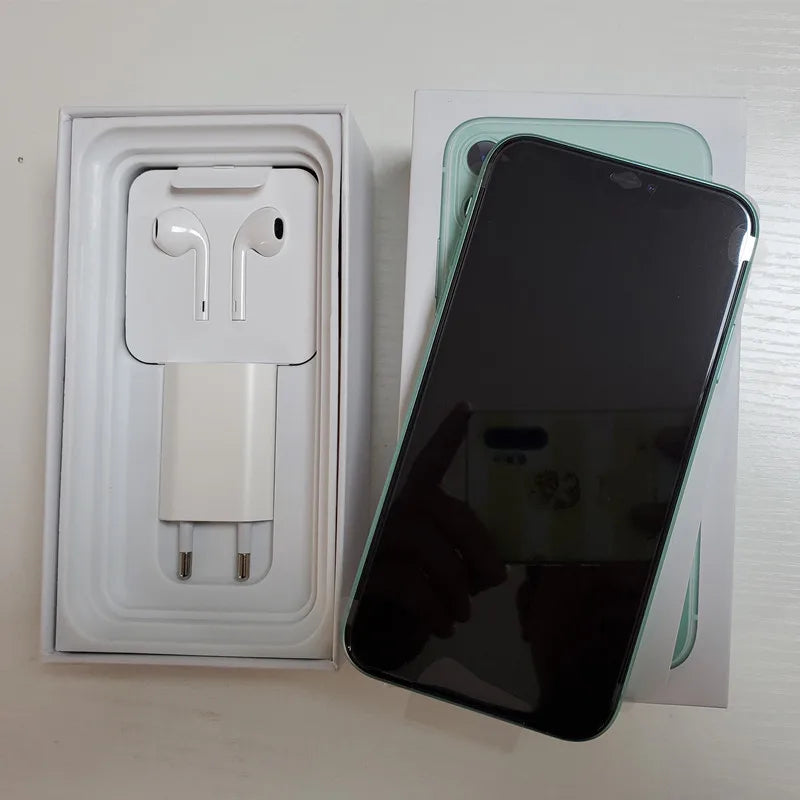Apple iPhone 11 Dual Sim 2 Sim iPhone11 64GB 128GB 256GB ROM 6.1' Original Retina IPS LCD Face ID NFC Unlocked 4G LTE Mobile - Universal Market