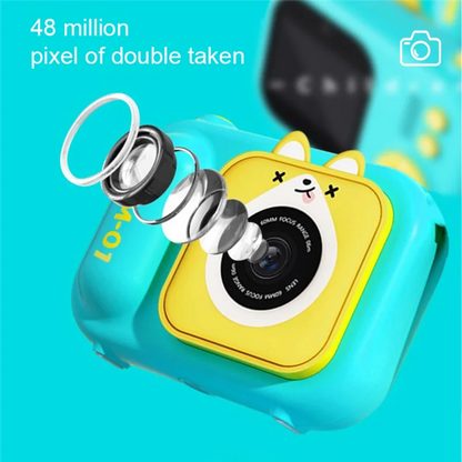 Portable S11 48MP Handheld Bracket HD Dual-Lens Children Camera With Photo Video Support Fixed Multifunctional Camera, Easy Inst