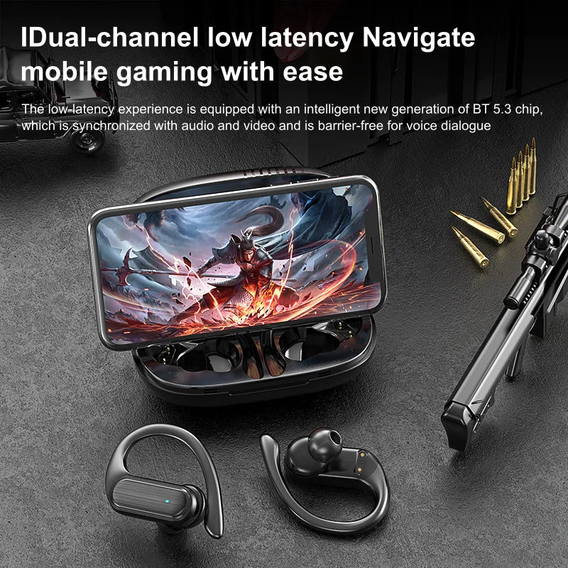 Original Brand A520 Touch Control Bluetooth 5.3 HiFI Stereo Waterproof Earphone TWS Earphone Wireless Sports Earphone with Mic - Universal Market