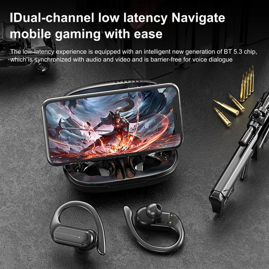 Original Brand A520 Touch Control Bluetooth 5.3 HiFI Stereo Waterproof Earphone TWS Earphone Wireless Sports Earphone with Mic - Universal Market