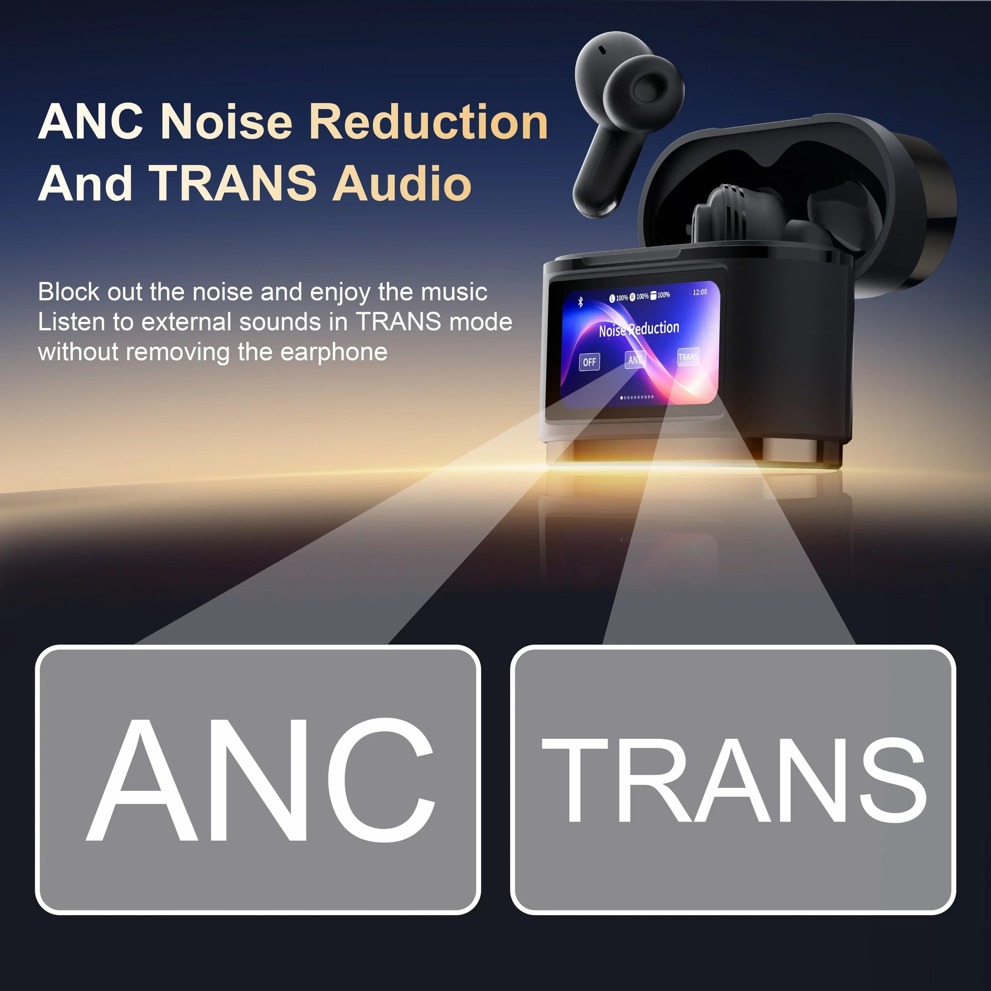Xiaomi True Wireless Bluetooth Earphones BD2 ANC Noise Cancelling ENC Digital Display Built-in Microphone Earphones HiFi Stereo - Universal Market