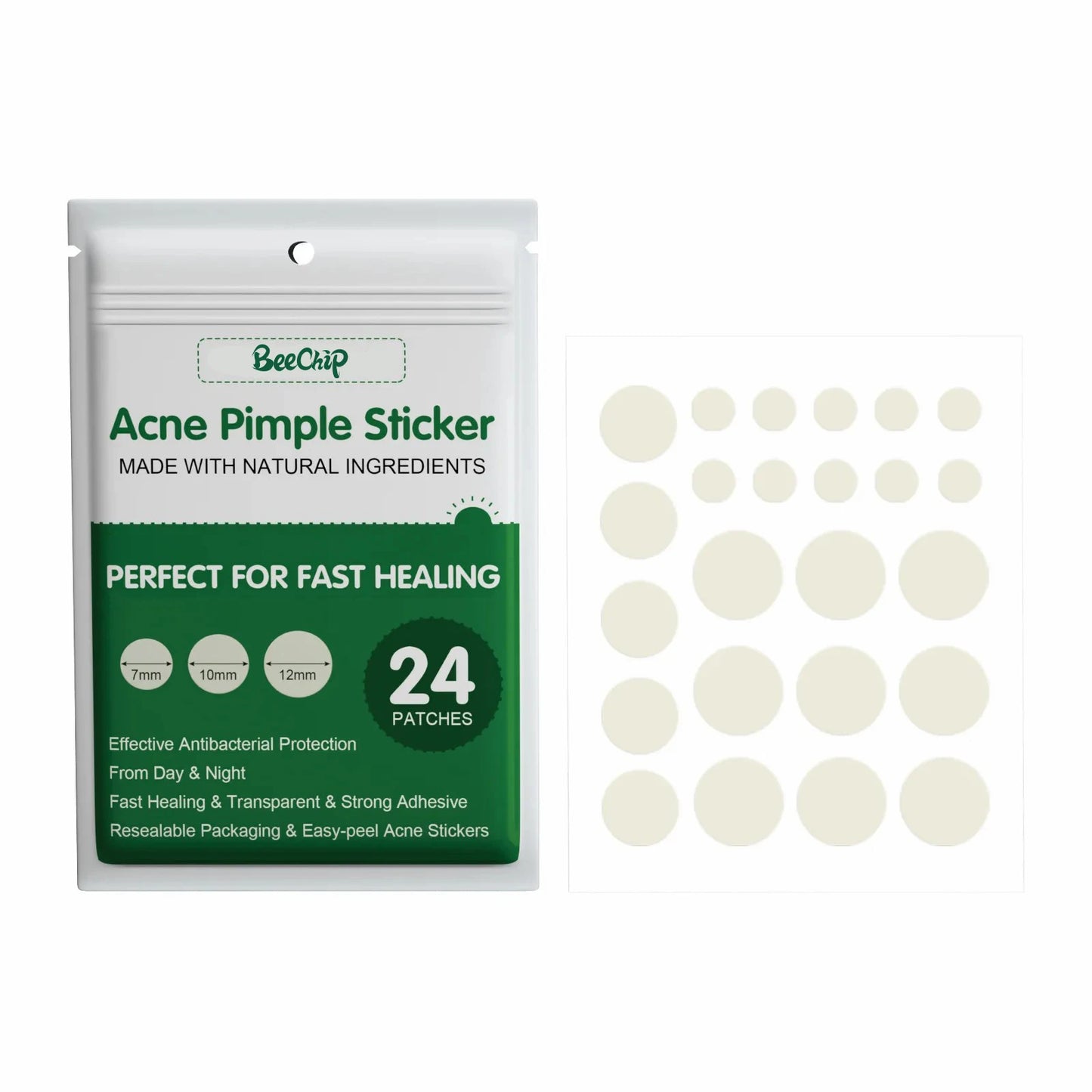 24/36pcs Hydrocolloid Acne Patch Blemish Stickers For Face And Skin Breathable Waterproof Gentle Non-Irritating Acne Stickers