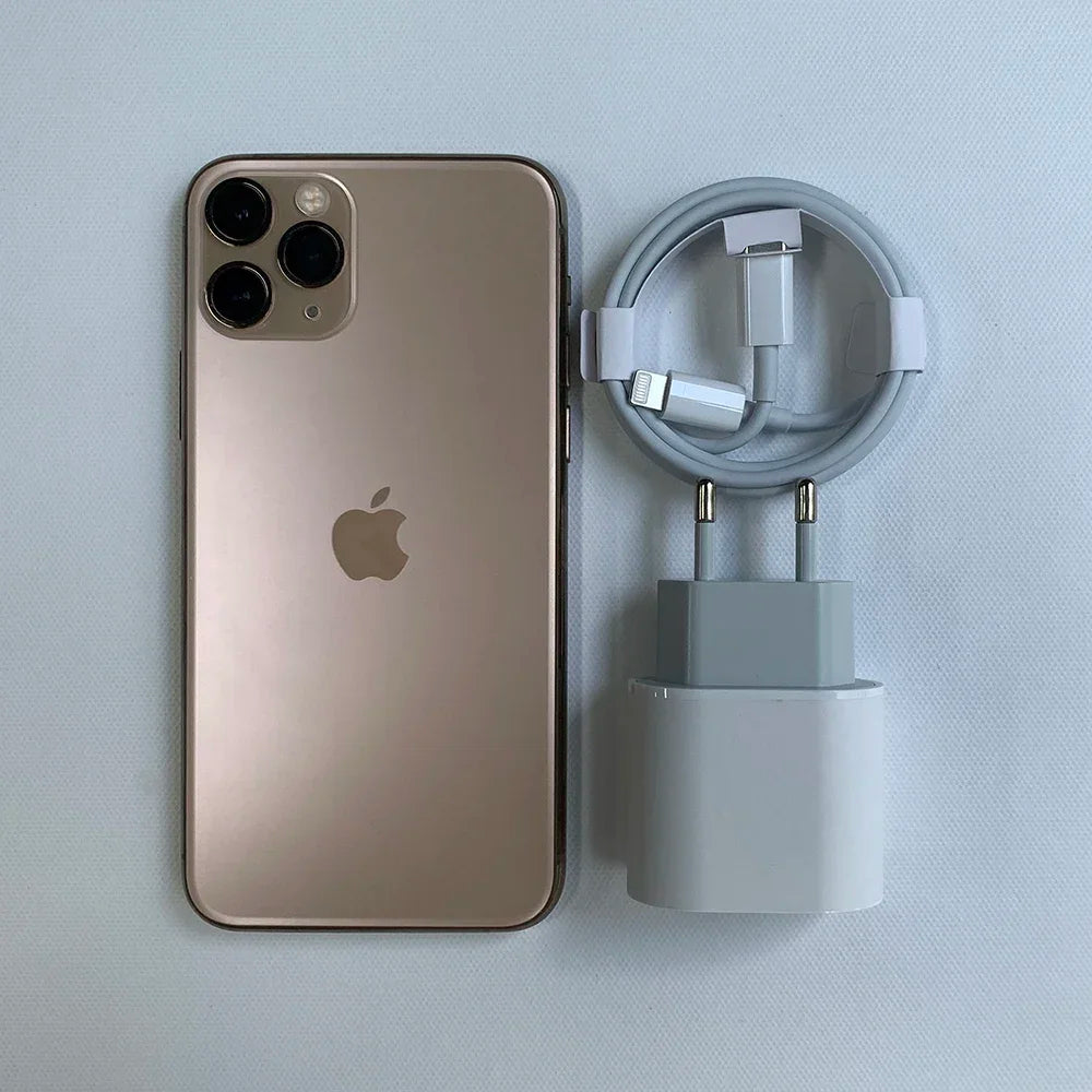 Original Apple iPhone 11 Pro 4G LTE Mobile Phone NFC 64/256/512GB Face ID 5.8" 12MP 4K@60fps A13 Bionic Hexa-Core IOS 11 pro - Universal Market