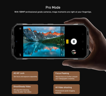 5G Phone DOOGEE V Max Rugged Smartphone 22000mAh,12GB+256GB Cellphone 108MP Camera Smartphone 120Hz Dimensity 1080,Hi-Res,NFC