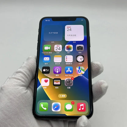 Unlocked Original Apple iPhone X 64/256GB ROM 3GB RAM IOS A11 Bionic Hexa Core 5.8'' Dual 12MP 4G Used Cell Phone