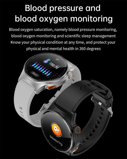2025 New Outdoor Sport Smart Watch GPS Track Health Monitoring AI Voice Waterproof Fitness Bluetooth Call Smartwatch For HUAWEI