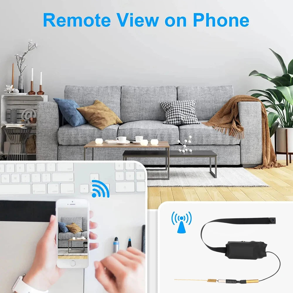 Mini Camera 1080P HD WiFi Camera DIY Portable Wireless Module Video Recorder Support Remote View Security P2P Small Camcorder - Universal Market