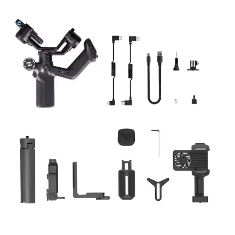 FeiyuTech SCORP Mini 3 Pro Gimbal with Detachable Remote Handle & AI 4.0 Tracking for Mirrorless, Action Camera & Smartphones - Universal Market