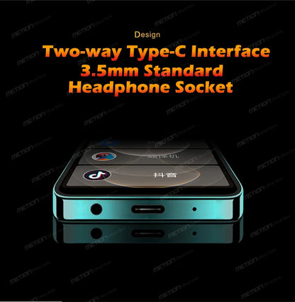 MP3 Mp4 Player Bluetooth 5.0 Wifi MP5 Android with Multiple Language/Google Service/youtube/Spotify/Free APP/Speaker/Browser/FM