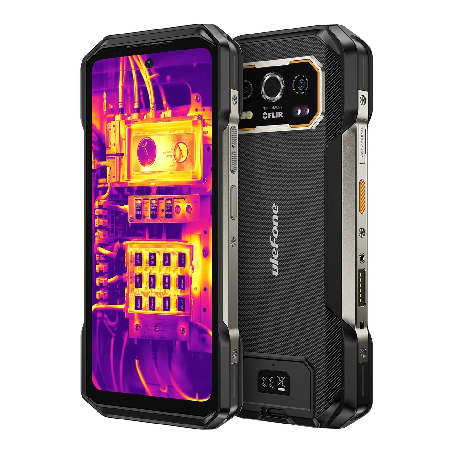 Ulefone Armor 27T Pro Rugged Phone 5G Thermal Imaging 6.78'' 10600mAh 33W 12GB+256GB 64MP Night Vision Camera Android 14 NFC