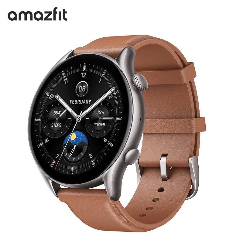 Fast Shipping Amazfit GTR 4 New 46mm Smartwatch AMOLED Display Zepp OS Smartwatch App 12-day Battery Life Watch 150+Sports Modes