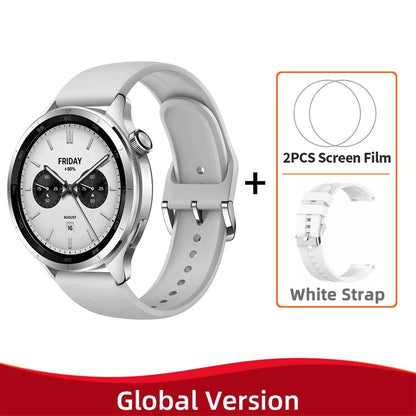 Global Version Xiaomi Watch S4 SmartWatch 1.43" AMOLED Display Wireless Charge Blood Oxygen Bluetooth Phone Call GPS Mi Watches