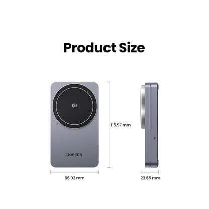 UGREEN 3-in-1 MFi 15W MAX Magnetic Wireless Charger Qi2 Charging Stand For iPhone 16 17 Pro Max For MagSafe Fast Charger