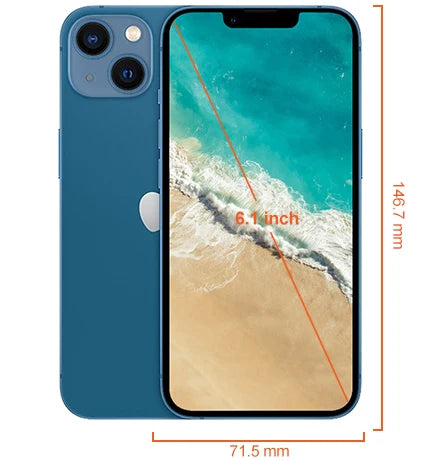 Apple iPhone 13 128GB/256GB ROM Unlocked 5G A15 Bionic Chip Face ID 6.1" 2532 x 1170 OLED Screen 12MP Camera - Universal Market