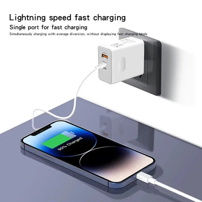 Xiaomi 120w EU US UK Mobile Phone Charger Super Fast Charging Head Flash Charging Suitable For Apple Xiaomi Huawei Samsung 2025