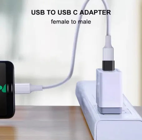 Mini Type C to USB Adapter 3.0 USB-C Male OTG A Female Data Connector For MacBook Pro iPad Mini 6/Pro MacBook Air Type C Device - Universal Market