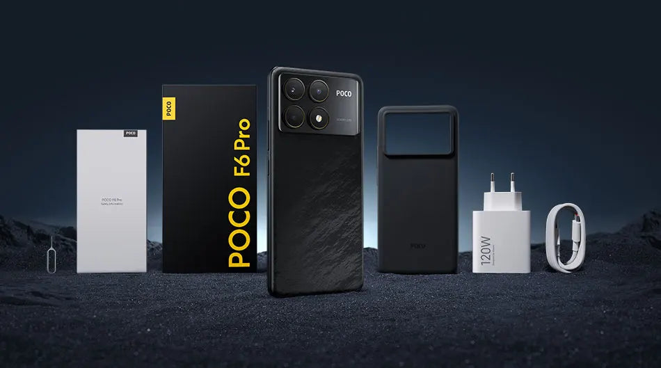 NEW 5G POCO F6 Pro Global Version Smartphone 256GB 512GB 1TB Snapdragon® 8 Gen 2 120W HyperCharge WQHD+120Hz Flow AMOLED Display