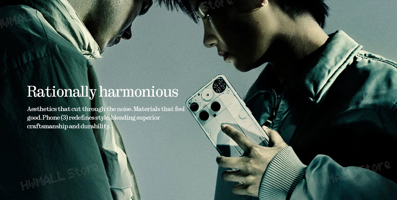 Global Version Nothing Phone (3) Qualcomm Snapdragon 8S Gen 4 6.77 AMOLED 120Hz Triple 50MP Camera 3 mics