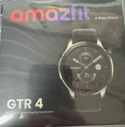 Brand New Amazfit GTR 4 Smartwatch 46mm AMOLED Display Zepp OS App 14-day Battery Life GPS Watch for Andriod IOS Phone
