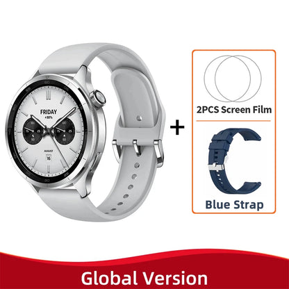 Global Version Xiaomi Watch S4 SmartWatch 1.43" AMOLED Display Wireless Charge Blood Oxygen Bluetooth Phone Call GPS Mi Watches