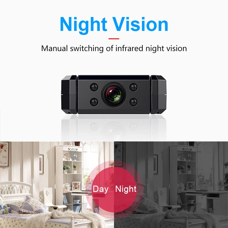 MD90 Mini Camcorder 1080P Body Camera Night Vision Sport Outdoor DV Voice Video Recorder Action HD Cam Recorder - Universal Market