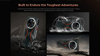 Oukitel WP55 Pro 5G Rugged Smartphone Android 15.0 New 6.6" Product Global Version 48GB(16+32) +512GB  108MP Cell Mobile Phone