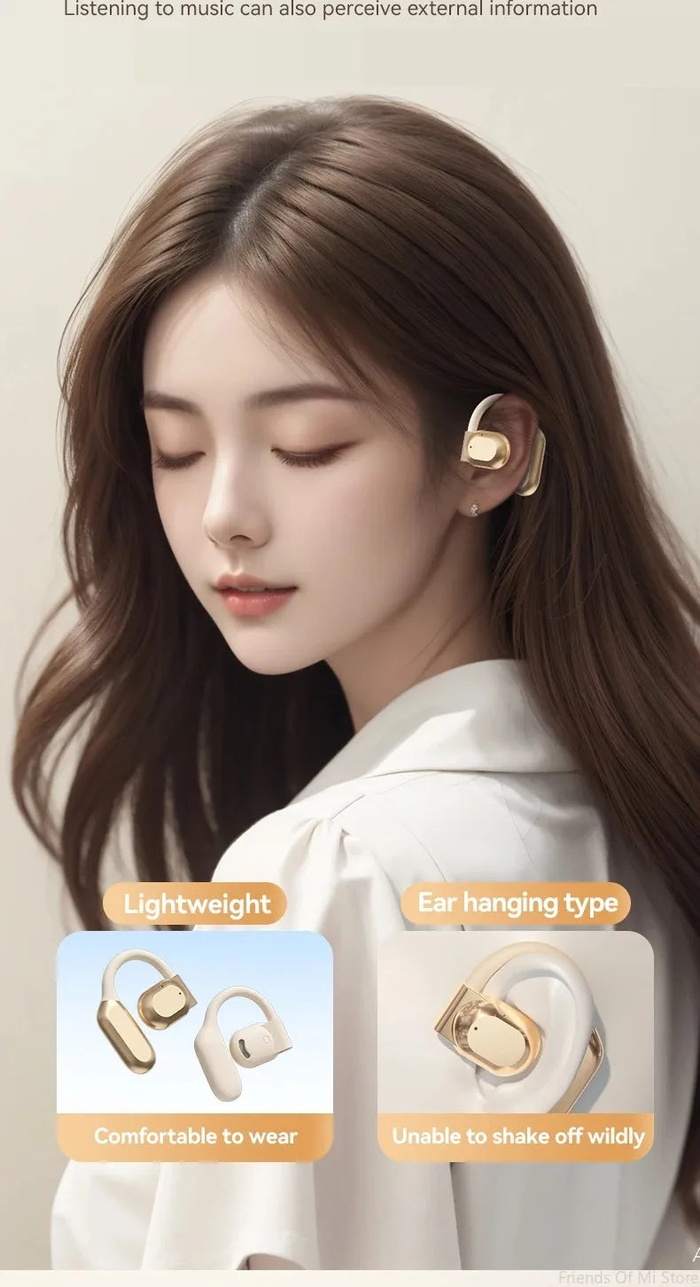 XIAOMI M62 Open Hanging Wireless Earphones with Air Bone Conduction Waterproof and Painless Wearing, Running Earphones with Mic - Universal Market