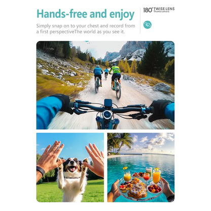 T23C New S70 2.7K WIFI APP Thumb Camera Ultra-Long Battery Life Thumb Sports Camera HD Cycling Camera 1080P Pet Camera
