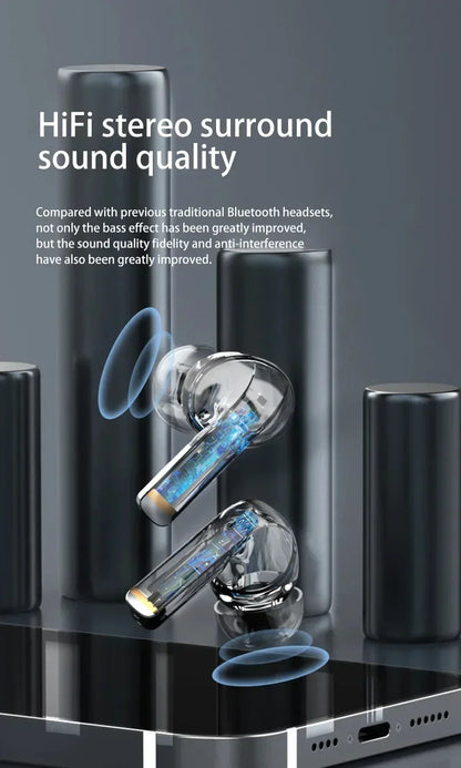 Xiaomi N30 Wireless Bluetooth in Ear Earphones ENC Noise Reduction Hearing Aid Sports Music Gaming Waterproof Earphones - Universal Market