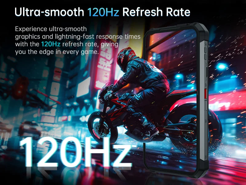 Unihertz Shark 3 by 8849 Rugged Smartphone android 14 3K AMOLED Display 32GB RAM 512GB ROM Dimensity 8300 CPU Mobile Phone