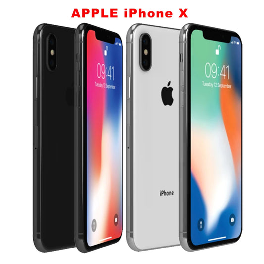Original  iPhone X 4G Mobile Phone FACE ID 3GB RAM 64GB/256GB ROM OLED 5.8" 12MP+7MP A11 Bionic Hexa Core IOS iphone x