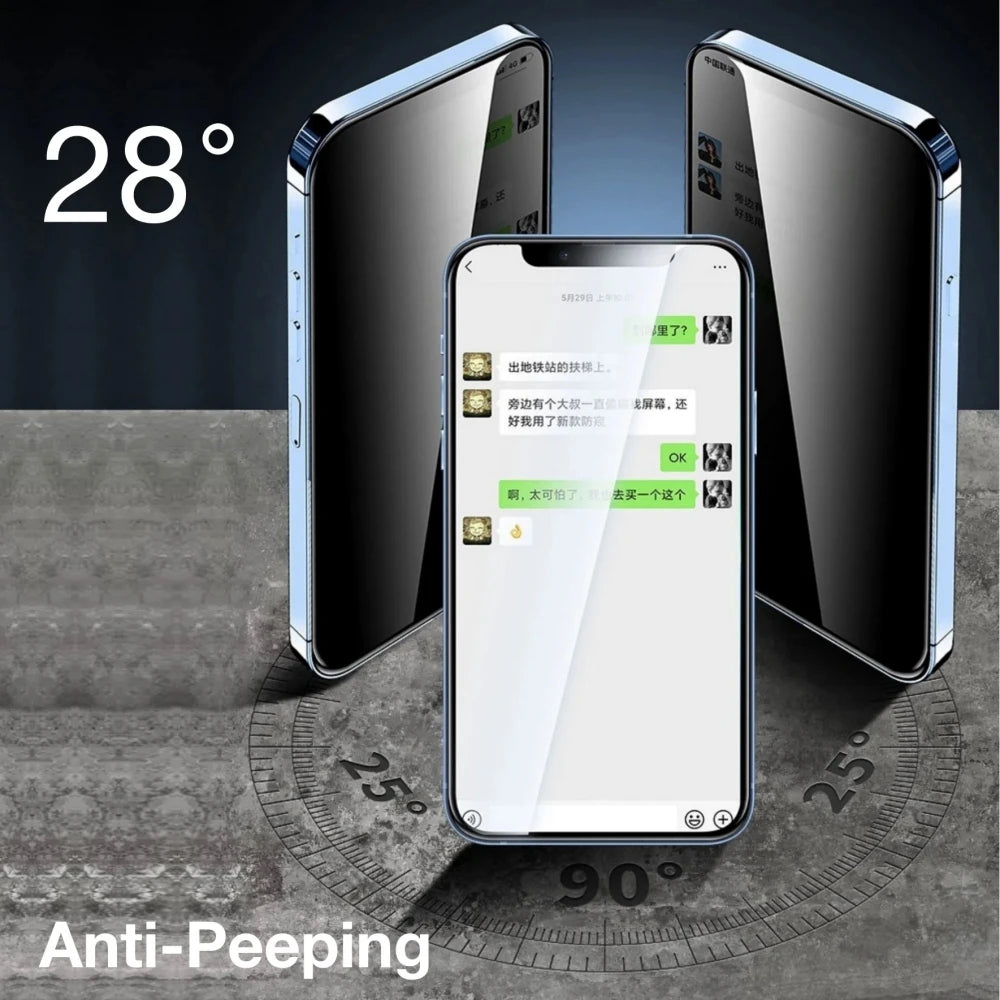 FOR iPhone 16 15 PLUS 14 Pro Max 13 12 Tempered Glass Screen Protector 11 XR XS X Dust Free Phone With Install Kit Explosion