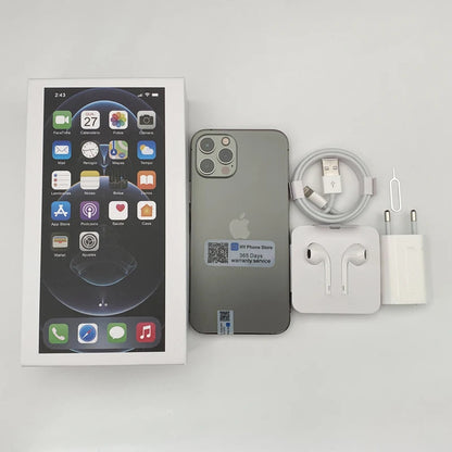 Apple iPhone 12 pro 128GB/256GB ROM Unlocked  A14 Bionic Chip With Face ID 6.1" 2532 x 1170 OLED Screen12MP Camera - Universal Market