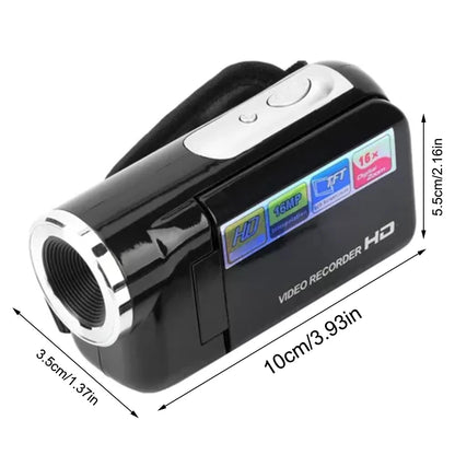 32GB 1080P 16MP 16X Zoom Digital Camera With Fill Light 2.0'' Rotatable Screen Camcorder HD Video Recorder Camera Birthday Gift