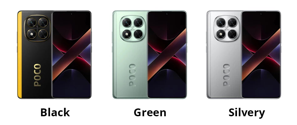 POCO X7 Global Version Cellphone 256GB 512GB Dimensity 7300-Ultra 6.67" 1.5K AMOLED Curved Display 45W Turbo Charging NFC IP68