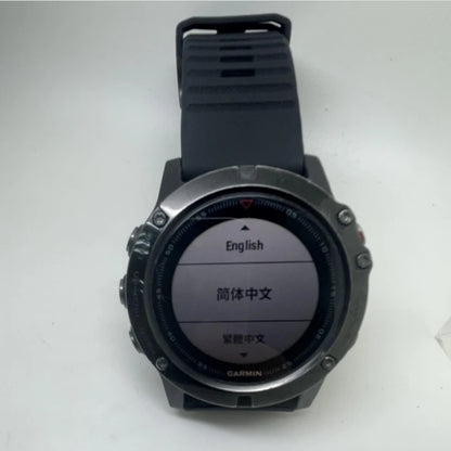 garmin fenix 5X APAC 51mm Heart rate monitoring GPS marathon Smart Watch In English