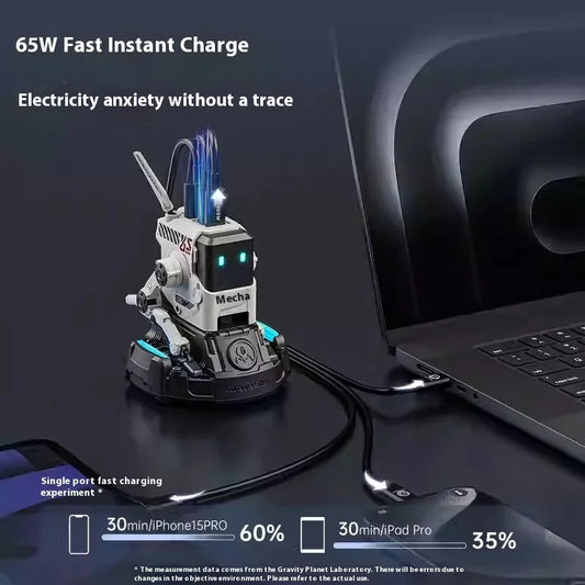 GravaStar Alpha65 Dog Nitrogen Charger 65W Gallium Nitride Charger Suitable for IPhone16 Huawei Xiaomi Mobile Phone Typec Plug