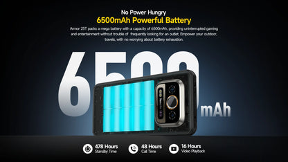 Ulefone Armor 25T 4G Rugged Phone Android 14 33W 50MP+64MP Night Camera NFC Waterproof Smartphone 6.78" 120Hz  256GB ROM  Global