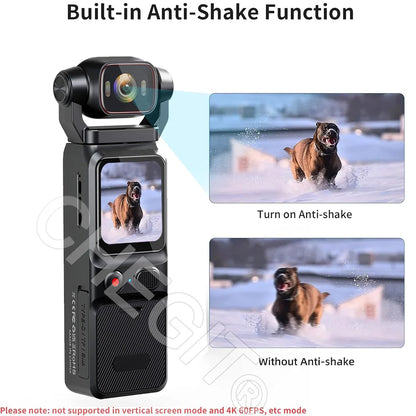 Real 4K Touchscreen Pocket Camera WIFI Outdoor DV 180°Rotatable UHD Anti-shake Bodycam Sports Action Portable Security Recorder