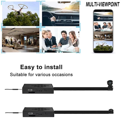 HD 1080P DIY Portable WiFi IP Mini Camera P2P Infrared Night Vision Remote View Micro Webcam Camcorder Wearable Video Recorder - Universal Market