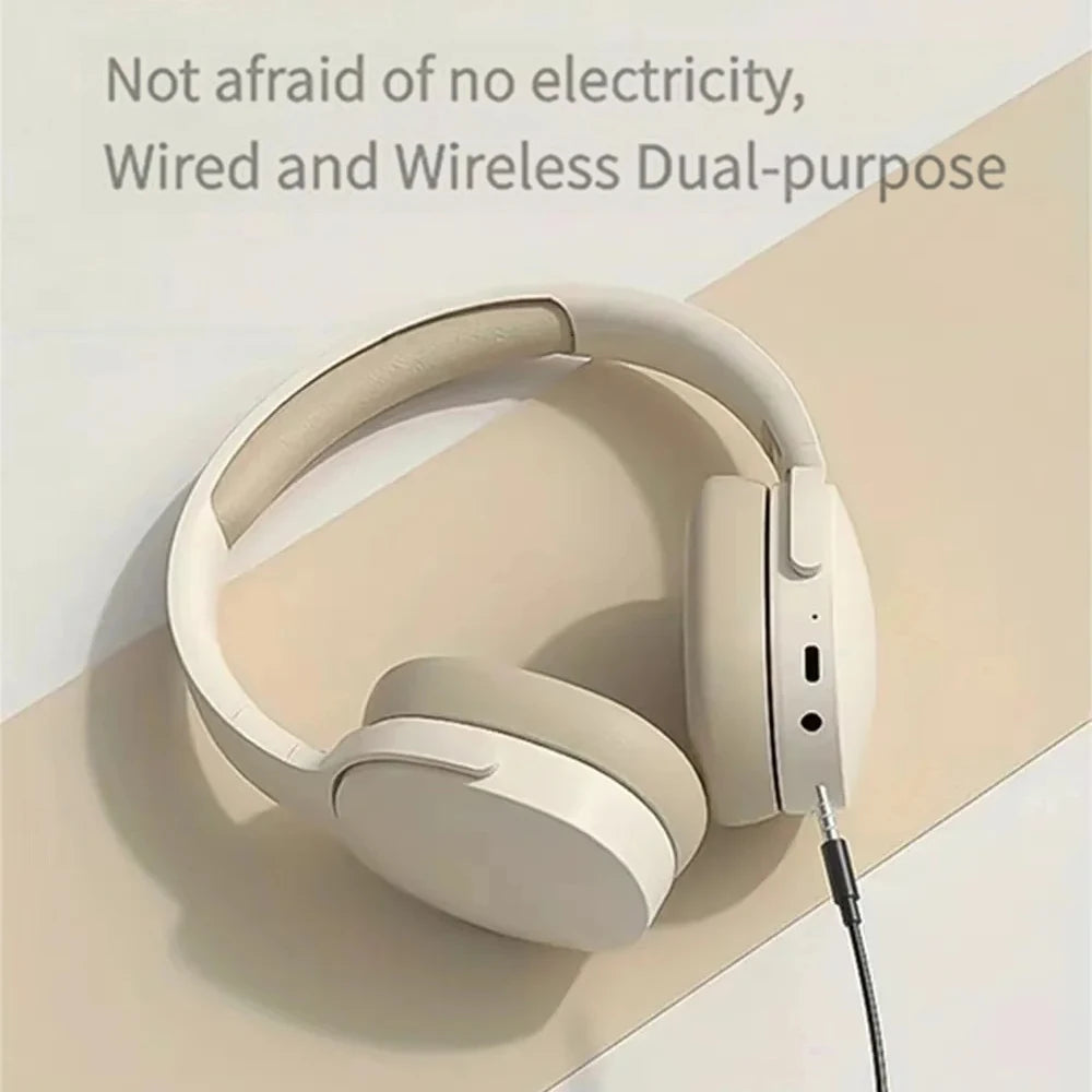 Bluetooth 5.3 Headsets Gaming Headphones Dual Mode Wireless Earphones Foldable Noise Reduction Music Headsets For iPhone Xiaomi - Universal Market